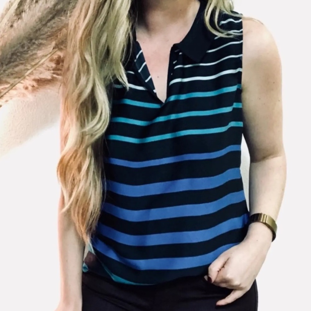 Banana republic multi colored ombrey shirt size XS